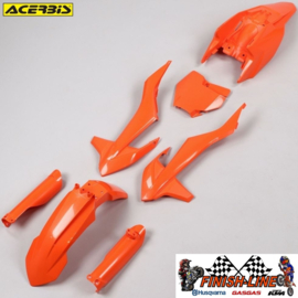 KTM SX 50 COMPLETE PLASTIC KIT ORANJE 2016 - 2023 NIEUW