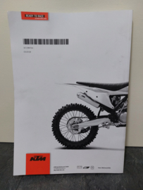 KTM 125 / 150 SX  HANDLEIDING 2019 ENGELS