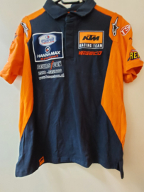 KTM FACTORY RACING BEURSFOON ADULT TEAM POLO MAAT XS NIEUW