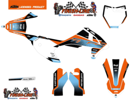 KTM SX 50 COMPLETE FACTORY RACING STICKERSET 2024 - 2025