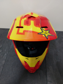 FOX V2 IMPERIAL ADULT HELMET MET MIPS BRAIN PROTECTED SYSTEM MAAT XS 52-54 CM ROOD / GEEL NIEUW