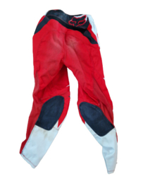 FOX 180 KIDS CROSSBROEK ROOD / WIT MAAT 24 GEBRUIKT