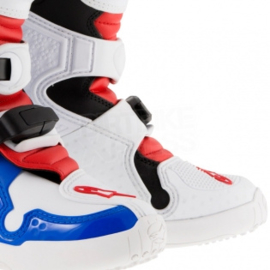 ALPINESTARS YOUTH TECH 6 S WIT/ROOD/BLAUW MAAT 4 US / 37 EUR NIEUW