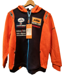 KTM RACING BEURSFOON TEAM ZIP HOODIE KIDS MAAT M NIEUW