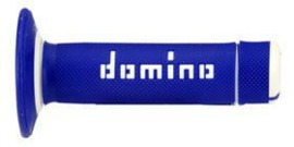 DOMINO WAFFEL X-TREME GRIPS ALLE MODELLEN / ALLE BOUWJAREN BLAUW/WIT
