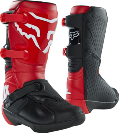 FOX YOUTH COMP FLAME RED CROSSLAARZEN MAAT Y7 US / 40 EUR NIEUW