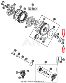 KTM SX 85 / HUSQVARNA TC 85 STOP DISC 20X32X2  2003-2017