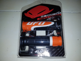 UFO AXIOM GRIPS / HANDVATTEN  ORANJE/WIT/ZWART