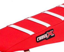 GASGAS MC 50 CROSS-X FACTORY RACING ZADELHOES ROOD / ROOD / WITTE STRIPES  2021-2023