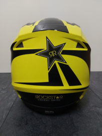 FOX V1 ROCKSTAR ADULT HELMET  MET MIPS BRAIN PROTECTED SYSTEM MAAT S 54-56 CM GEEL/ZWART GEBRUIKT