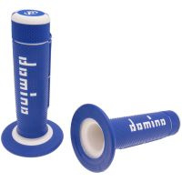 DOMINO WAFFEL X-TREME GRIPS ALLE MODELLEN / ALLE BOUWJAREN BLAUW/WIT