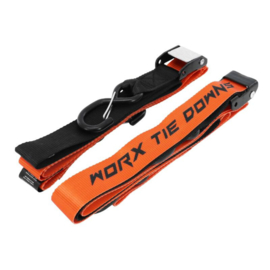 RACETECH WORX SPANBANDEN MET SAFETY LOCK ORANJE 38MM / 550 KG