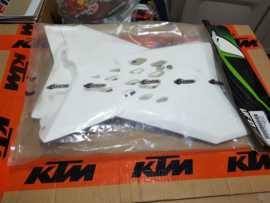 KTM SX 65 RADIATEURKAPPEN WIT 2009 - 2015 NIEUW !!