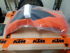 KTM SX 65 ORANJE VOORSPATBORD 2009 - 2015 NIEUW