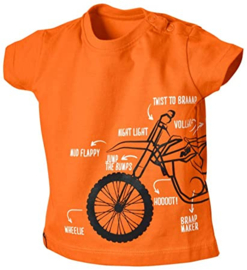 KTM RACING BABY RADIACAL T-SHIRT ORANJE MAAT 68/6MO NIEUW