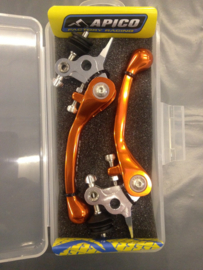 KTM SX 65 SET FLEX / KLAPHENDELS ORANJE APICO FACTORY RACING 2014-2026