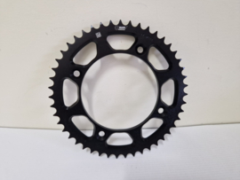 KTM SX 85 / HUSQVARNA TC 85 ORIGINEEL ACHTERTANDWIEL 46 TANDS ZWART 2004 -2025 NIEUW