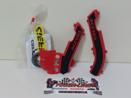 GASGAS MC 50 ACERBIS X-GRIP FRAMEBESCHERMERS ROOD / ZWART  2021-2023