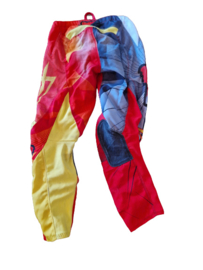 FOX 180 AIRLINE KIDS CROSSBROEK ROOD/GEEL/GRIJS  MAAT 26 GEBRUIKT