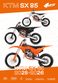 KTM SX 85 PLASTIC KIT ORANJE UFO  2025-2026 NIEUW