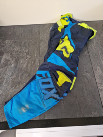 FOX 180 KIDS CROSSBROEK BLAUW / GEEL MAAT 22 GEBRUIKT