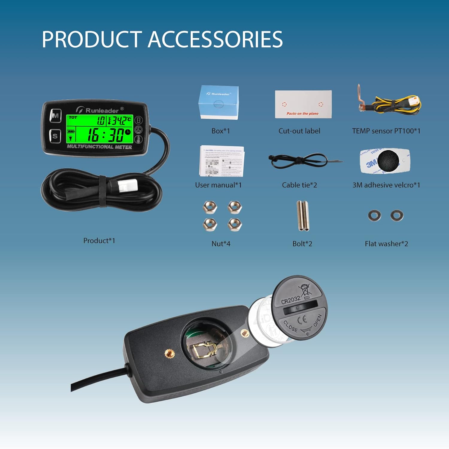 RUNLEADER UNIVERSEEL MULTIFUNCTIONAL METER