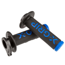 X-GRIP LOCK ON HANDVATTEN  ZWART / BLAUW