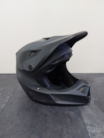 FOX V3  YOUTH MATT BLACK HELMET MET MIPS BRAIN PROTECTED SYSTEM MAAT YL 51-52 CM  ZWART  GEBRUIKT