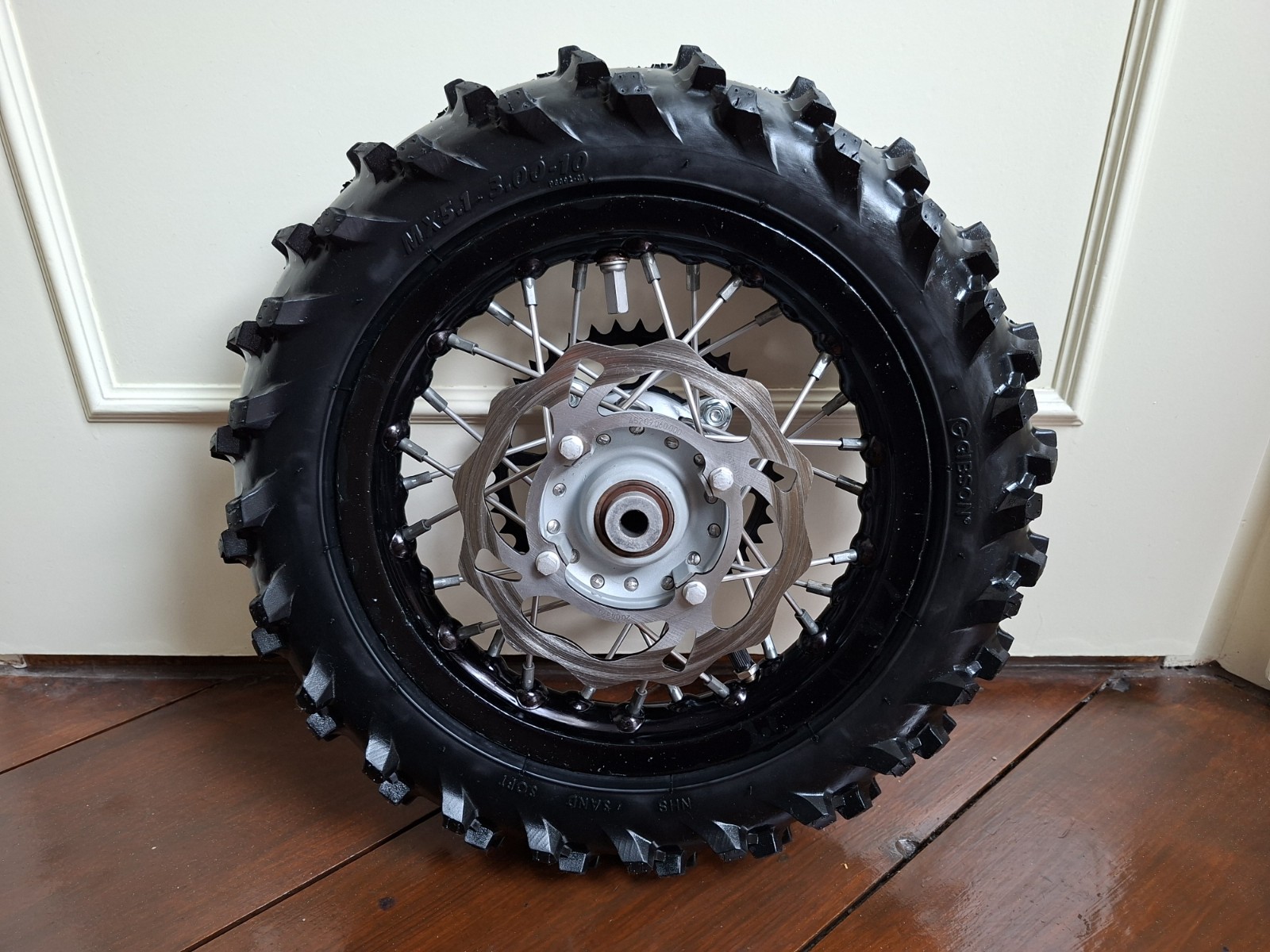 KTM SX 50 / HUSQVARNA TC 50 / GASGAS MC 50 COMPLEET ACHTERWIEL GEBRUIKT