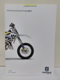 HUSQVARNA TC 65 HANDLEIDING MODELJAAR 2017 DUITS