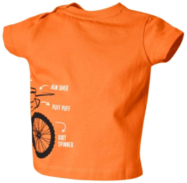 KTM RACING BABY RADIACAL T-SHIRT ORANJE MAAT 92/2T NIEUW