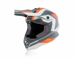 ACERBIS KID STEEL HELMET MAAT S ORANJE / GRIJS NIEUW