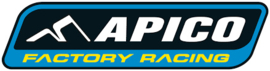 KTM SX 65 APICO FACTORY RACING UITLAAT MONTAGE RUBBER ORANJE  ALLE BOUWJAREN