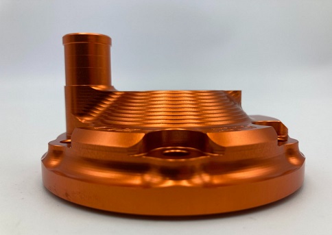 KTM SX 50 OZZO RACING ORANJE CILINDERKOP MET INSERT SAND 2024 - 2025 NIEUW