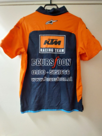 KTM FACTORY RACING BEURSFOON ADULT TEAM POLO MAAT XS NIEUW