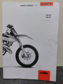 KTM 125 / 150 SX  HANDLEIDING 2019 ENGELS