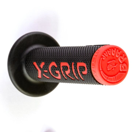 X-GRIP LOCK ON HANDVATTEN  ZWART / ROOD