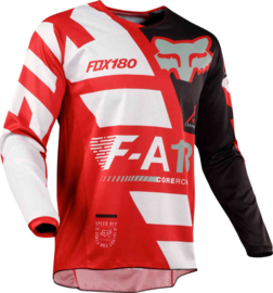 FOX 180 JEUGD SHIRT SAYAK JERSEY ROOD  MAAT YXL NIEUW