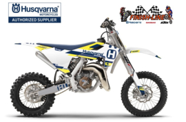 HUSQVARNA TC 65 COMPLETE FACTORY RACING STICKERSET 2017 - 2023