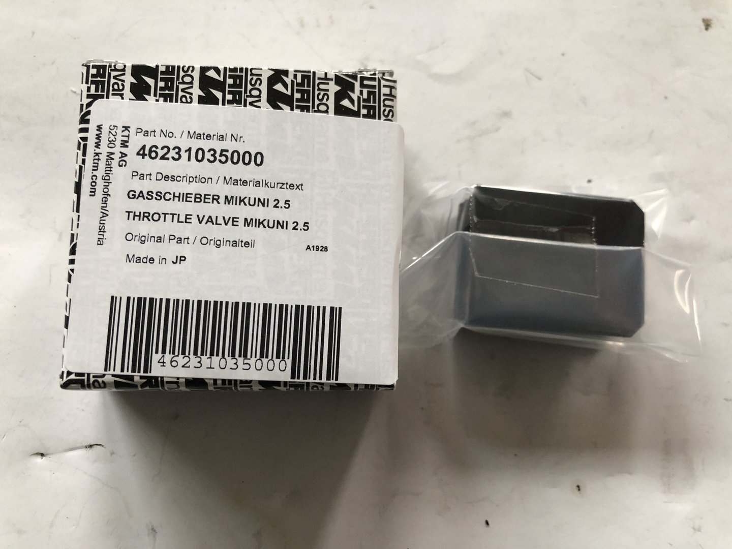 KTM SX 65 / HUSQVARNA TC 65 / GASGAS MC 65 GASSCHUIF MIKUNIE CARBURATEUR  2009-2026 NIEUW