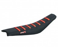 GASGAS MC 50 CROSS-X  FACTORY RACING ZADELHOES ZWART / ROOD STRIPES  2021-2023