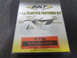 KTM SX 65 / HUSQVARNA TC 65 BOLT MONTAGESET PLASTIC 2016 - 2023