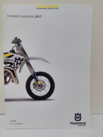 HUSQVARNA TC 65 HANDLEIDING MODELJAAR 2017 ENGELS