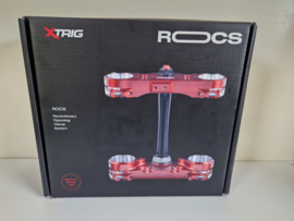 KTM SX 85 / HUSQVARNA TC 85 / GASGAS MC 85 COMPLEET X-TRIG ROCS KROONSTUK BLAUW 28 mm  ALLE BOUWJAREN T/M 2024 GEBRUIKT