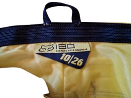 FOX 180 KIDS CROSSBROEK ROCKSTAR ZWART / GEEL MAAT 26 GEBRUIKT