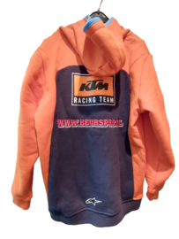 KTM RACING BEURSPRO TEAM ZIP HOODIE KIDS MAAT L NIEUW