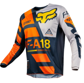 FOX 180 JEUGD SHIRT SAYAK JERSEY ORANJE  MAAT YXL NIEUW