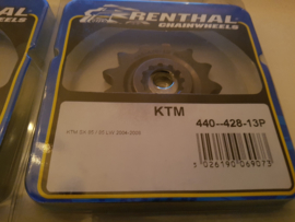 KTM SX 85 / HUSQVARNA TC 85 RENTHAL VOORTANDWIEL 13 TANDS 2003-2017