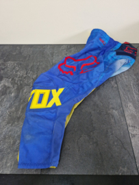 FOX 180 KIDS CROSSBROEK BLAUW / GEEL MAAT 22 GEBRUIKT