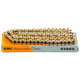 KTM SX 85 / HUSQVARNA TC 85 / GASGAS MC 85 KMC KETTING 428-140 DX GOLD / BLACK